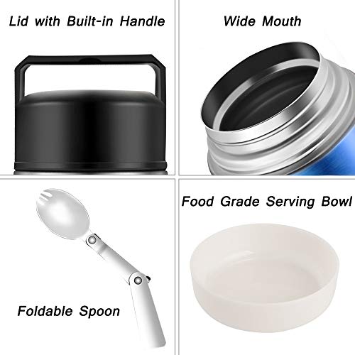 Soup Thermos for Adults,27oz Thermos for Hot Food,Wide Mouth Stainless