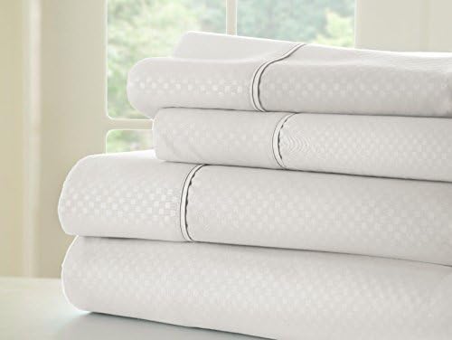 Victoria Valenti Designer Collection Sheets (Queen Size, White)