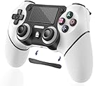 PS4コントローラー[2026年新登場]ps4 コントローラー純正 マクロ機能 背面ボタン付き ゲームパット 1000mAh大容量Bluetooth5.0無線接続 HD振動 Turbo連射機能 6核振動機能 タッチパネル 高耐久ボタン 反応速い 遅延なし 全バージョン PS4/PS4 Pro/Slim/PC(Windows7/8/10/11)対応 日本語取扱説明