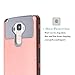 LG G Stylo Case, LG G Stylus Case, Deego 2in1 Design Hybrid Heavy Duty Impact Resistant Shock-Absorption Full-Body Protective Cover for LG G Stylo LS770 (Rose Gold+Grey)