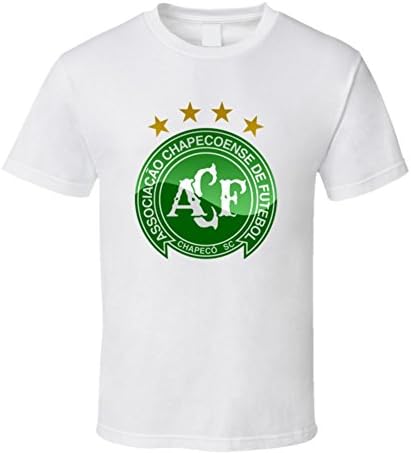 Brazil's Chapecoense Soccer Team RIP T Shirt M White Apparel