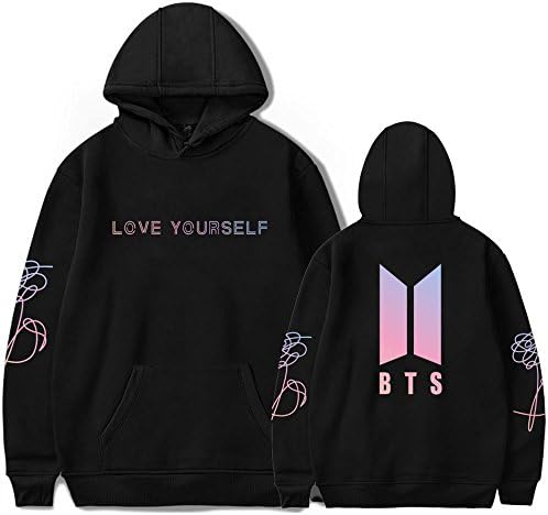 BTS Hoodie Sweater V Rap-Monster Suga Jin Jimin J-Hope Jung Kook Love Yourself