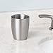 iDesign Forma Tumbler Cup for Bathroom Vanity Countertops - Brushed Stainless Steel