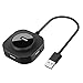 USB Hub, Vogek Ultra Slim 4-Port Aluminum USB 3.0 Data Hub with Micro USB Power Port for MacBook, MacBook Pro, MacBook Air, iMac, Mac Mini and More - Silver
