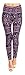 VIV Collection Plus Size Printed Brushed Ultra Soft Leggings (Black Pink Elephant March)