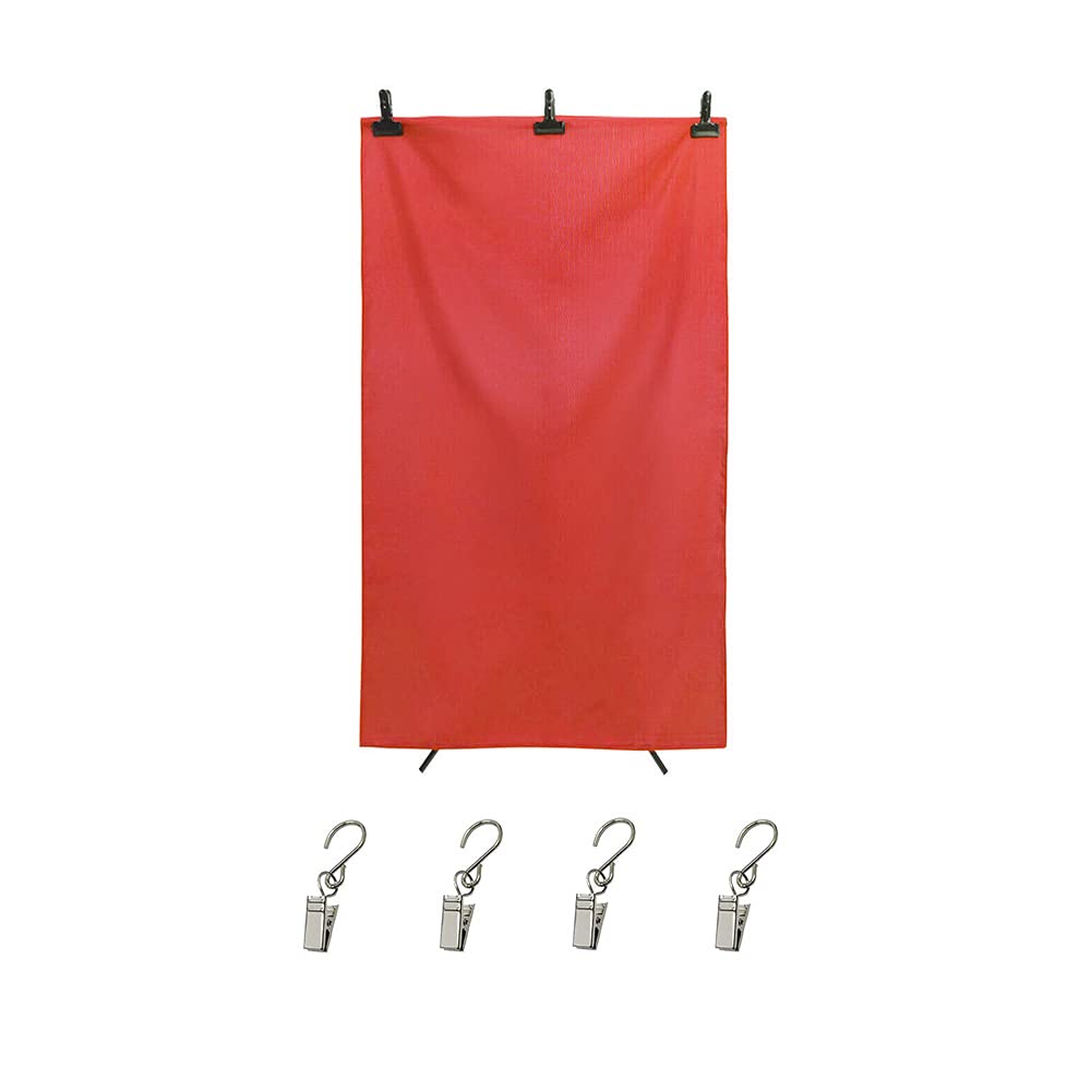 Tiardey 5 x 3.3 ft Photography Backdrop Background, Keying Muslin Background Screen for Photo Video Studio, Backdrop Clip,Post scene retouching-Red