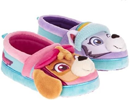 Paw Patrol Toddler Girls Skye and Everest Slippers (S 5/6)