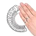 Finger Ring Sizers Set, Metal Ring Size Measuring Tools for Men's Women's Jewelry Making, Rings Gauge Sizing Tool with 27 PCS US Size 0-13 with Half Size