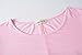 LARACE Plus Size Tops for Women Short Sleeve Shirts Casual Summer Clothes Round Neck Tunics for Leggings (1X, Pink)