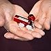 EarPeace Concert Ear Plugs - Reusable High Fidelity Earplugs - Hearing Protection for Music Festivals, DJs, Musicians, Motorcycles, Raves, Work & Airplane Noise Reduction (Red Case - Standard Plugs)