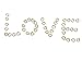 FOLWEP Hollow Mini Wooden Hearts, Vintage Crafts Decor Confetti, Rustic Wedding Table Scatter Decoration, 200pcs