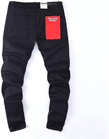 sonder Hi-street Denim Boot Cut Pants Men 2017 Hip Hop Mens Pants Skinny Pants for Men Black