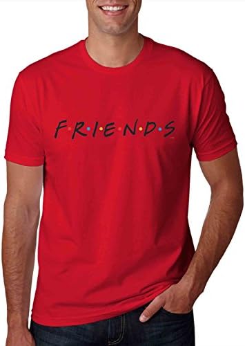 Friends Tv Show 6 Red Tshirt For Man L