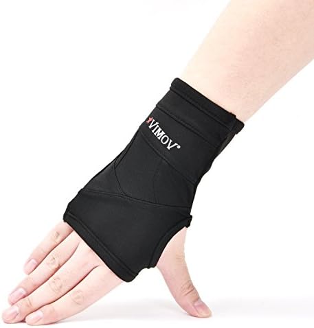 VIMOV Wrist Brace Sleeves for Badminton, Yoga, Basketball, Cycling, Table Tennis, Running, Jogging and Light Sports
