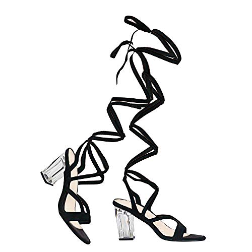 Adams Clear Lace-Up Sandal Trendy Knee High Ghana Ubuy - Main Image