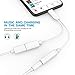 Jack Headphone Adapter for iPhone X/XS/XSMAX/XR/10 8/8 Plus 7/7 Plus. 2 in 1 [Charging and Listening] 3.5mm Cable Splitter Aux Audio Earphone Cable Connector Adaptor Compatible for All iOS Systemsthumb 1