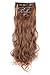 Grade 7A 160g 23-24 Inch Real Thick Double Weft Clip In Hair Extensions