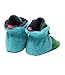 Zutano Cozie Fleece Baby Booties with Fleece Lining, Unisex, for Newborns, Infants, and Toddlers, Apple/Pool/Navy, 6M