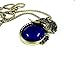 Retro Fashion Bronze Pearl Peacock Elephant carp heart shaped retro Necklace Chain Elepant blue