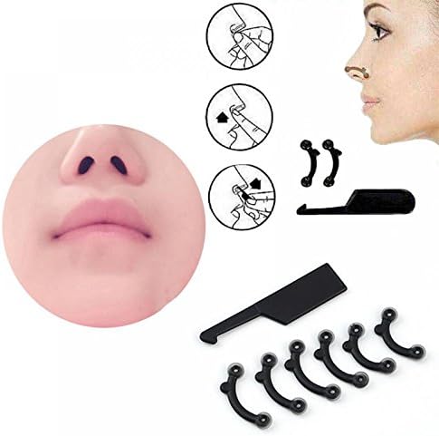 Boutiages 1Set/3Sizes Invisible Health Clip Care Bridge Straightening Shaping Tool Shaper Nose up Lifting