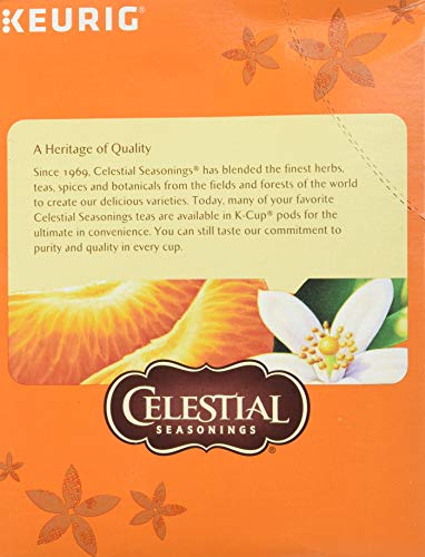 image for Celestial Seasonings Mandarin Orange Spice Herbal Tea, K-Cup Portion P