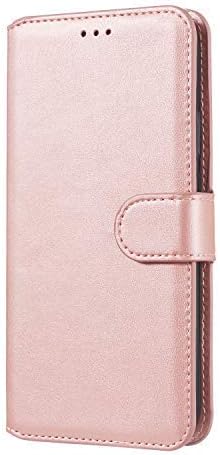 RASH Accessories Case For Samsung Galaxy A20 Leather Flip Card Wallet Cover Rose Gold