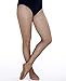 Danskin Women's Padded Foot Fishnet Tights, Suntan