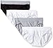 Hanes Women's 4 Pack Constant Comfort Comfortblend Hipster Panty, Assorted, 9