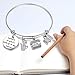 Gzrlyf Writer Bracelet Author Bracelet Writer Gift Novelist Gift Careful Or Youll End Up In My Novel Jewelry Writing Gift Author Jewelry (Writer bracelet)