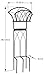 Liberty Garden 150 Feet Long Capacity Large Weatherproof Heavy Gauge Steel Garden Hose Holder with 3 Built In Anchors for Stability, Black