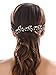 Unicra Bride Wedding Crystal Hair Pins Wedding Bridal Hair Pieces Accessories for Women and Girls Pack of 3 (Silver)