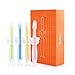 Baby Toothbrush Set (4 Pack) by BOLOLO, Infant Training Tooth Brush Age 0-2, BPA Free, Safety Cover Design(Multi)