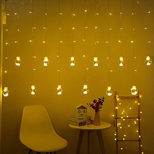 Led Wish Ball Curtain Lamp String Ball Bubble Lamp Window Christmas Holiday Decoration
