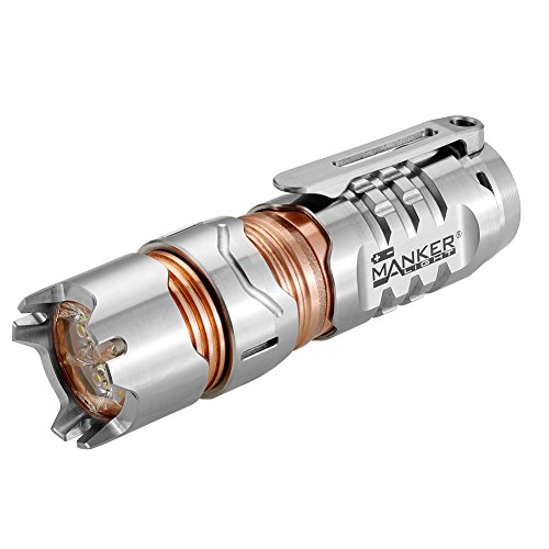 Manker timeback ii pocket titanium spinner flashlight 2…