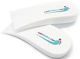 footinsole Height Increase Best Shoes Insoles Lift Kit 0.8 Inches Heels Inserts for Men and Women (White)