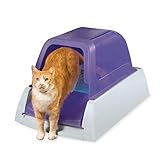 PetSafe ScoopFree Ultra Self-Cleaning Cat Litter Box - Automatic with Disposable Tray - Purple Covered