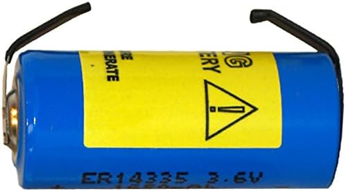 3.6 Volt 2/3 Aa 1650 Mah (Er14335) Primary Lithium Battery W/ Tabs