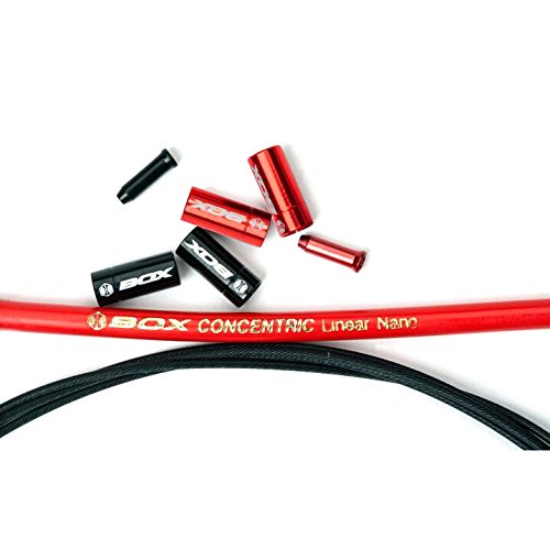 Cycle Group BX-BC13ALNAN-RD Box Concentric Nano Linear Cable Kit, Red