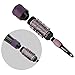 Round Brush,Hair Blow Dryer brush INNOLV Nano Thermal Ceramic &Ionic barrel with drying adaptor,Fast Airflow for Hair Drying,Styling,Curling,Rose Gold Color(7-11inch Long Hair)