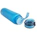 2 Pack (1liter/33ounces each) Sports Water Bottles by Survivor Filter. Tritan Material, Eco-Friendly, Leak Proof, Flip Top Lid, Wrist Straps and Hydration Reminder. For Cycling, Gym and Outdoors.