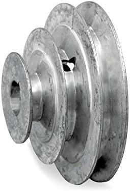 5" Diameter - 3 Step Pulley 1/2" - 5/8" Fixed Bore - Die Cast by Congress