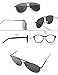 O2 Eyewear 97025 Premium Oversized Flat Aviator, Premium Flat, Size oversize