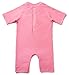 Attraco Baby Boys Girls' Short Sleeve Rash Guard Swimsuit Sunsuit 1 Piece UPF 50