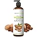 Sweet Almond Oil, 16 oz - (Food Grade) 100% Pure, Hexane Free, Cold Pressed Therapeutic Carrier Oil & All Natural Moisturizer for Massage, Skin, Hair Growth, Cuticles & Cooking, by RejuveNaturals