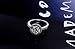 TenFit Jewelry Wedding Ring for Women Silver Ring Engagement Simulated Diamond Ring