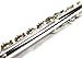 SOLID SILVER HEAD JOINT 16 KEYS CLOSED HOLE FLUTE WITH ITALIAN PADS & WOOD CASE