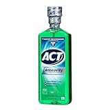 ACT Anticavity Fluoride Mouthwash, Mint, Alcohol Free, 18-Ounce Bottle