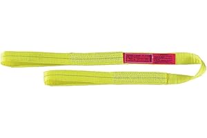 LIFT ALL Liftall EE1601DFX5 Polyester Web Sling, 1-ply, Eye and Eye, Flat Eye, 1" Width x 5' Length