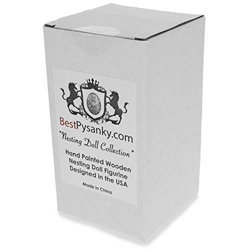 5" Set of 5 Penguins Wooden Nesting Dolls