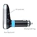 i-SUPERSIM Bluetooth Car Kit Bluetooth FM Transmitter Wireless Multifunctional In-Car Handsfree Calling with Dual USB Car Charger (Silver)